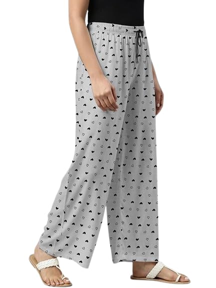 bluecorp enterprise Stylish Women’s Nightwear Pajama | Soft Cotton Fabric Printed Bottoms | Comfortable Relax Fit Sleepwear for Night & Lounge Wear (Pack of 1)-picture-47