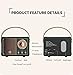 Dosmix Retro Bluetooth Speaker, Vintage Decor, Mini Wireless Bluetooth Speaker, Cute Old Fashion Style for Kitchen Desk Bedroom Office Party Outdoor Accessories for iPhone Android (Green)