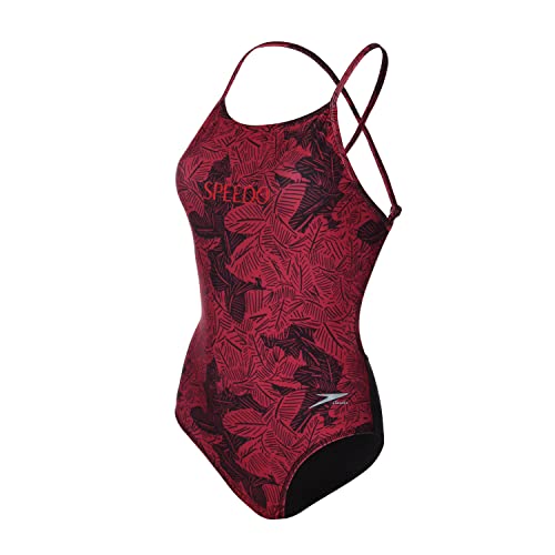 Speedo Maillot Tsuri, Maio Feminino, Preto (Black), 44