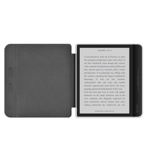 Funda inteligente ultra delgada para Kobo Libra Colour con trasera acrílica premium 2