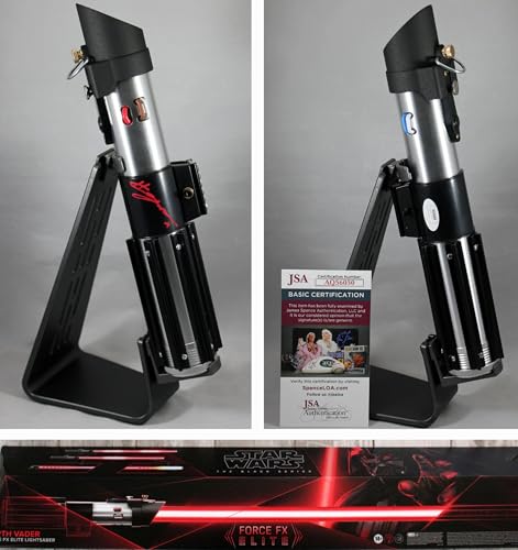 Hayden Christensen Signed Star Wars Darth Vader Black Series Force FX Elite Lightsaber w/JSA COA