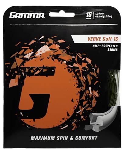 Corde de tennis Gamma Verve Soft pour éviter les douleurs au bras