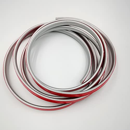 10Ft New Backsplash Tile Edge Trim,Peel And Stick Tile Trim Edging,Self Adhesive Flexible Tile Liner,Border & Countertop Decoration For Kitchen And Bathroom Backsplash (Silver) #TOP2