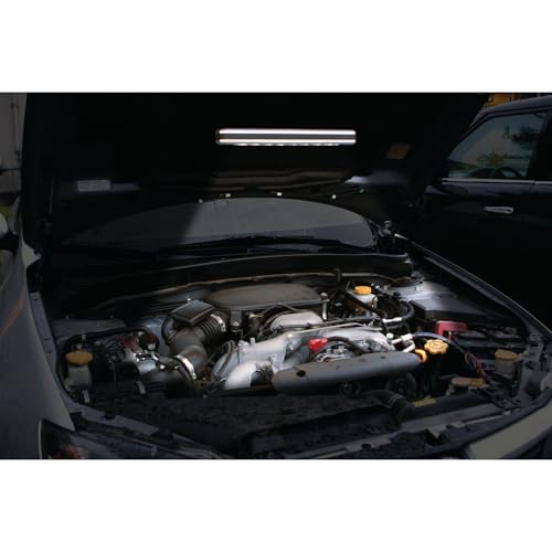 Image of Performance Tool W2404 18-Inch 500 Lumen LED Rechargeable Underhood Work Light With Retractable Steel Cables Spaning Up To 78