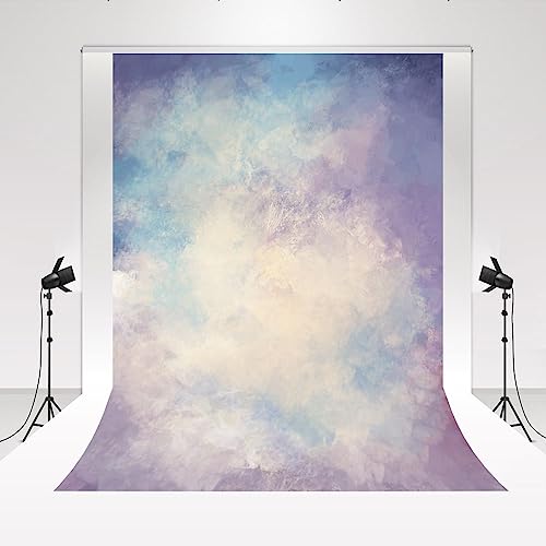 Kate Backdrop Photography 2x3m Blue Purple Abstract Photo Shooting Backdrop Family Background for Portraits Dream Wedding Photo Booth Microfiber Soft Cloth Photography Props for Newborn