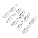 chiwanji 10 Pièces Colle Plate sur Bails Pendentifs Paramètres Cintre Breloques Connecteur pour Collier Bracelet Boucle D'oreille Fabrication de Bijoux Fournit - argent - style2