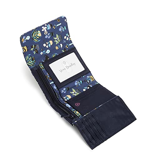 Image of Vera Bradley Women's Cotton Riley Compact Wallet With