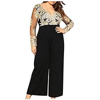 Algopix Similar Product 20 - ZYAPCNGN Women Plus Size Jumpsuit