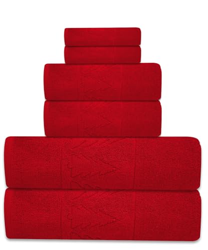 Holiday 6-Piece Christmas Towel Collection – Limited Edition 100% Cotton