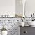 WalDecoo Arabesque Peel and Stick Backsplash (Thicker Design), Mix Grey Arabesque Tile Backsplash for Kitchen, 12” X 12” Self-Adhesive Wall Tile Stick on Backsplash (10-Sheet)