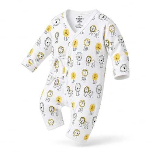 Image of The Mom Store Baby Romper Jabla Style For Boys And Girls | Cotton | Soft Infant Bodysuit | Trendy Stylish Sleepwear For Newborn Baby | Printed | Unisex Comfortable Everyday Baby Wear