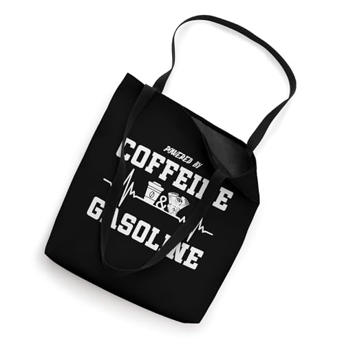 Bolso Tote Powered By Gasoline And Caffeine Mechanic Lover miniatura 2