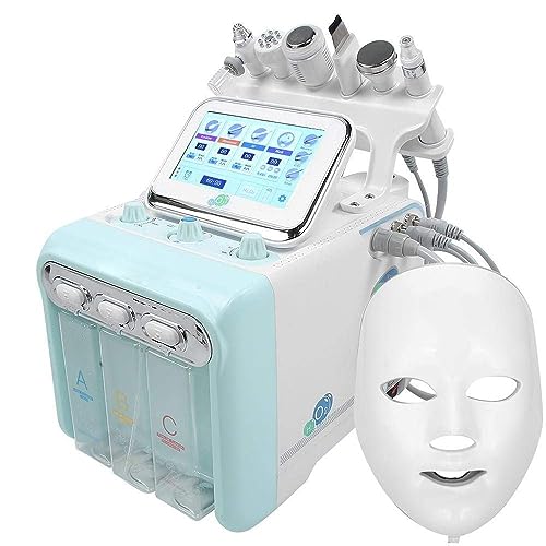 Máquina de belleza facial con oxígeno al hidrógeno, 7 en 1dispositivo de burbujas pequeñas para spa, máquina de exfoliación de chorro de oxígeno de agua para limpieza profunda Máquina de belleza facial con oxígeno al hidrógeno, 7 en 1dispositivo de burbujas pequeñas para spa, máquina de exfoliación de chorro de oxígeno de agua para limpieza profunda