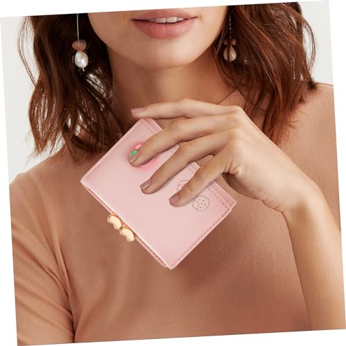 BESTYASH Cute Mini Zipper Coin Purse for Women Compact Leather Wallet with Fruit Patterns Multi-functional Small Wallet for Coins Cards and Keys for Everyday Use4