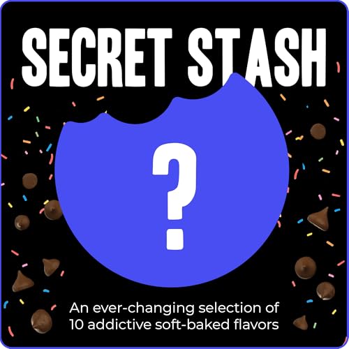 My Cookie Dealer Soft Baked Cookies, Secret Stash (10-Pack, 4oz Cookie) - Assorted Flavors Individually Wrapped Travel Snacks - Fresh & Chewy Gourmet Cookies Variety Pack for Snacking & Gifting