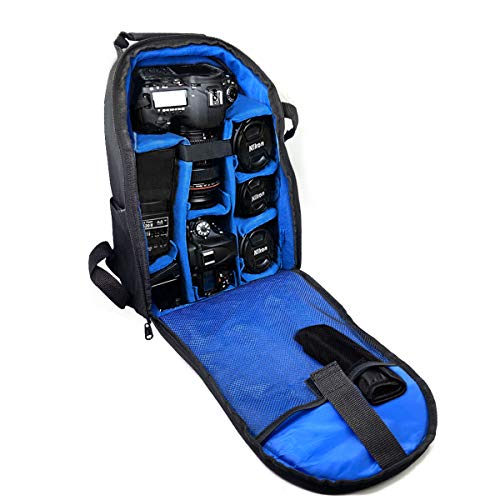 acuvar dslr camera backpack with rain cover Acuvar BPACK03 Padded Backpack Customizable Interior Padding R