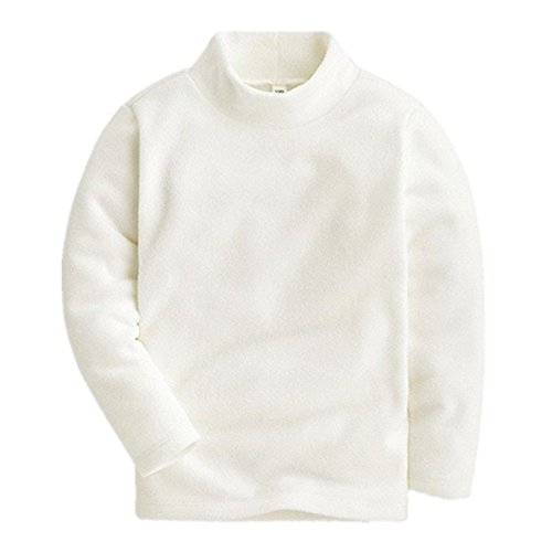 Kids Toddler Little Girls Long Sleeve Soild Color Slim Warmth Tops T-Shirt Blouse