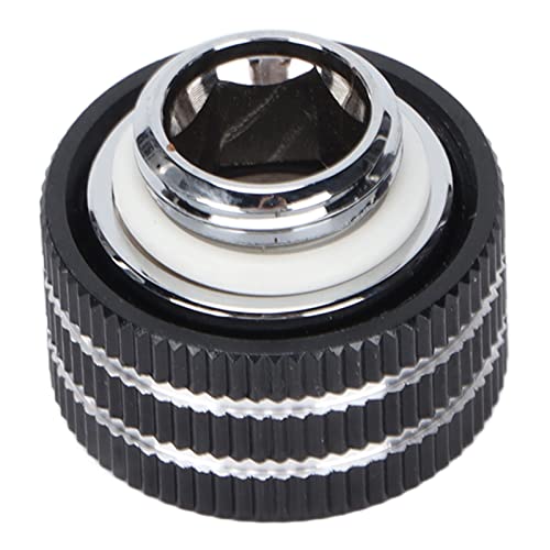 Bewinner Raccordi di Compressione, 5 Colori Disponibili Raccordi per Duri per il di Raffreddamento 'acqua del Computer (BLACK)