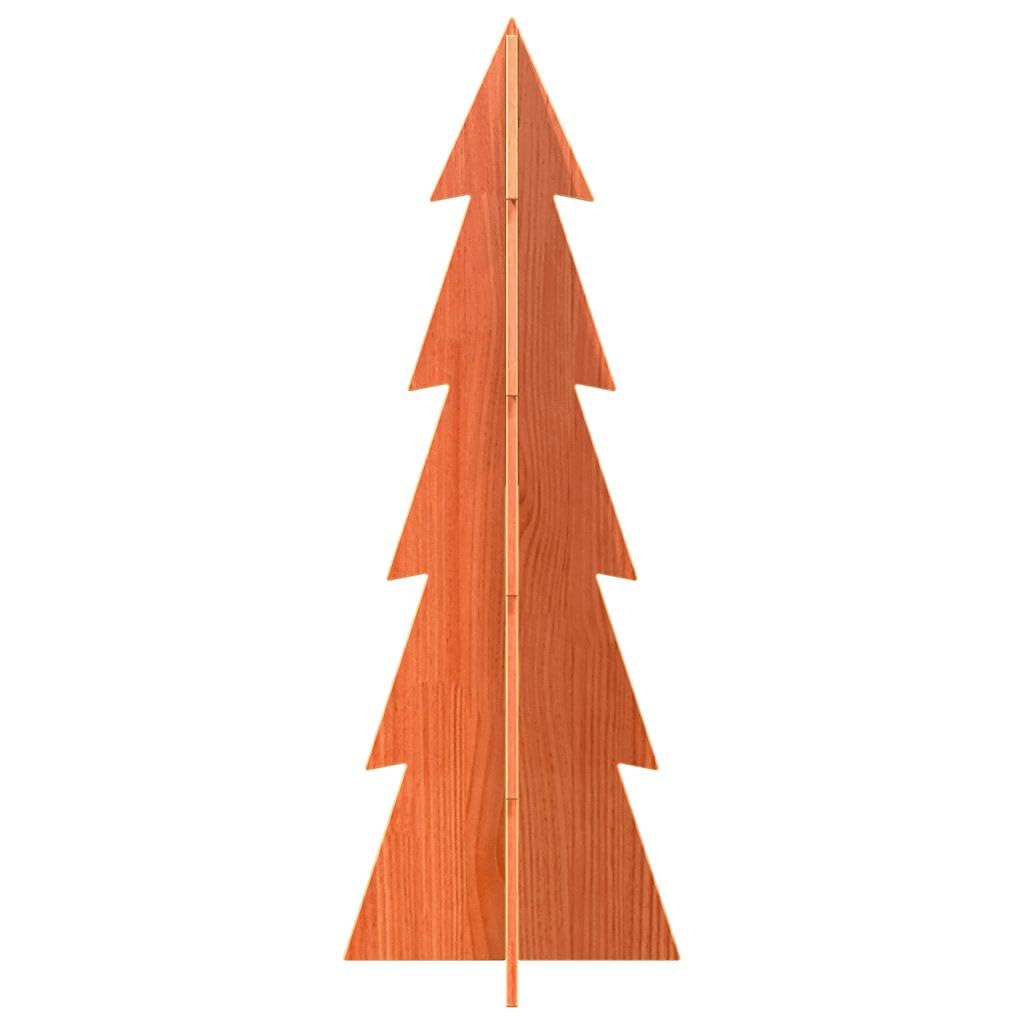 Árbol de Navidad de Madera Maciza 112 cm