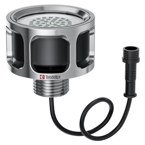 Tendelux Drain Plug Light Super Bright 36 LEDs Underwater Boat Light Replaces Standard 1/2 NPT Drain Plug and Adds Lighting for Cruising Fishing & Fun (Green)