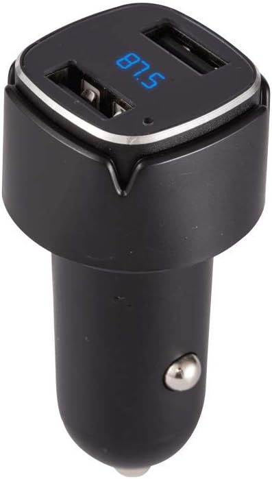 Auto Companion Bluetooth FM Transmitter, Universal Car Charger with Dual USB And Hands Free
