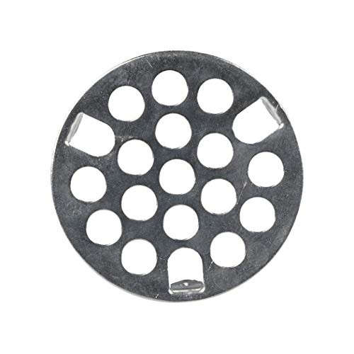 Danco 80062 9D000 1-5/8" Metal Drain Strainer, Chrome, Brass , White #TOP2