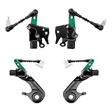 4 Pcs Front & Rear Left & Right Side Air Suspension Headlight Level Height Sensors Compatible with Audi A6/A7/A8/RS7/S6/S7/S8 (2011-2018), Replace 4H0941285G, 4H0941286G, 4H0941309C, 4H0941310C