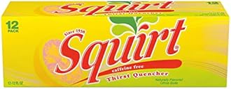 Squirt Citrus Soda, 12 fl. oz. Cans, 12 Pack (Pack of 2)