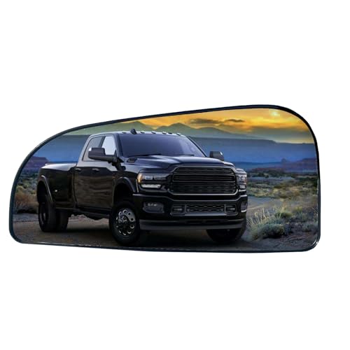68067731AA Passenger Side Mirror Tow Lower Glass Replacement For 2010-2020 Dodge Ram 1500 2500 3500 4500 5500 - For Ram 1500 2500 3500 4500 5500 Side Tow Mirror Glass With Rear Holder by Yeparie - Used condition - Image 5