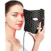 FOLOKE LED Light Therapy Mask Skin Care Mask, LED Red Light Therapy 630nm & 830nm Wavelength for Home Use, Body Beauty Machine for Care at Home (luxurious black)