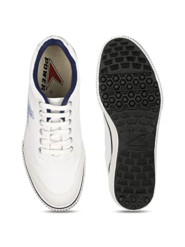 Image of Bata Mens Match Sneakers, White,