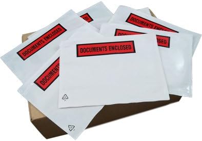 1000 x A5 Printed Document Enclosed Wallets Envelopes Slips 225x165mm