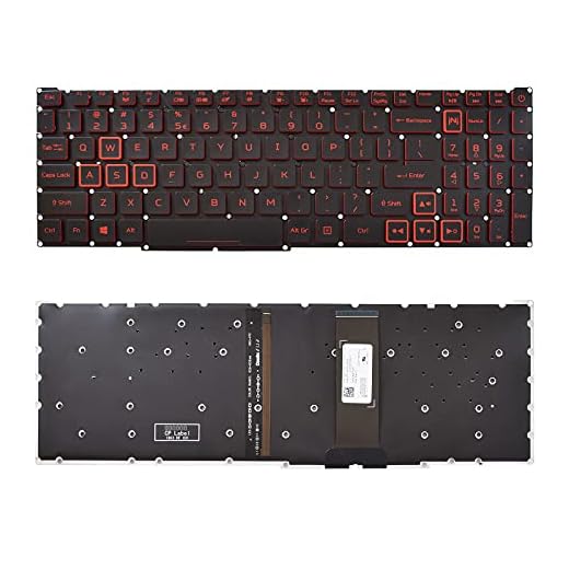 SUNMALL Replacement Keyboard with Backlit Compatible with Acer Predator Helios 300 PH315-52 PH315-53 PH317-53.Acer Nitro 5 AN515-43 AN515-54 AN515-55 AN517-51.Acer Nitro 7 AN715-51