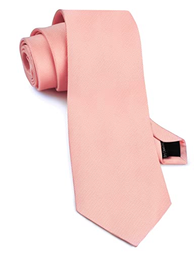 Image of GUSLESON Classic New 3.15 inch（8cm） Men's Solid Color Necktie Wedding Business Tie + Gift Box