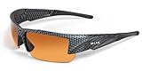 Maxx Sunglasses Dynasty 2.0 Black Carbon Fiber HD Amber Lenses
