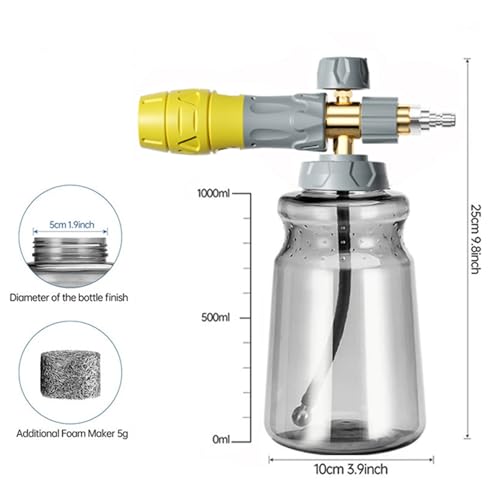 Canon à mousse de voiture haute pression pour nettoyer facilement toits et sols sans effort - 7