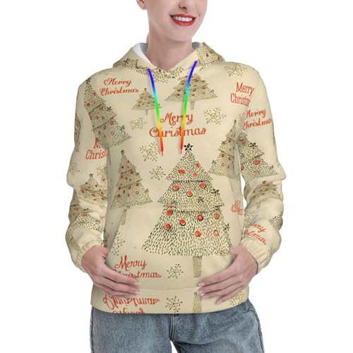 Sweat à capuche sapin de Noël idéal pour vos moments cocooning d'automne