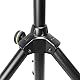 Gravity SP 5111 B - Kurzes Lautsprecherstativ 35 mm, Aluminium, Extra kurz, 35 kg Tragkraft, Maximale Höhe von 132 cm, schwarz
