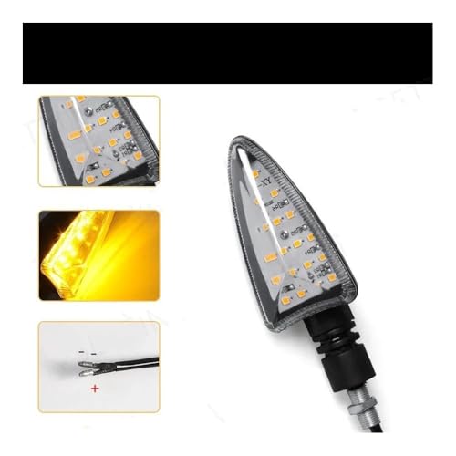 Clignotants directionnels universels LED ambre haute visibilité contre le manque de clarté