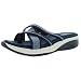 Skechers Womens Promotes-Excellence Platform Sandals,Navy/Blue Ging,10