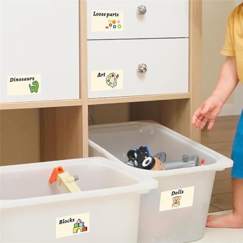 Toy Label Stickers Toy Storage Stickers for Kids Toy Room Playroom Decals Hom...