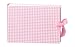Produktbild Semikolon Fotoalbum, gebundenes Leinen, klein, Rose/Cream Gingham, Größe S