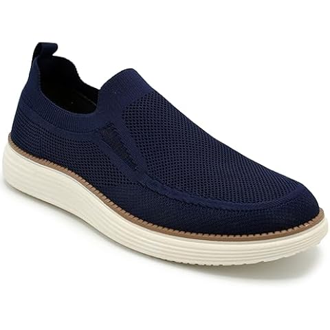 AKADEMIKS Mens Olney Knit Slip-ON Navy Cover