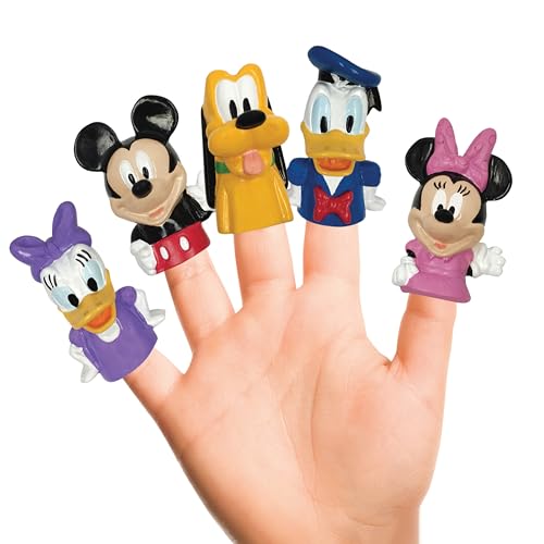 Disney Mickey Mouse & Friends Finger Puppets - Party Favors, Educational, Bath Toys