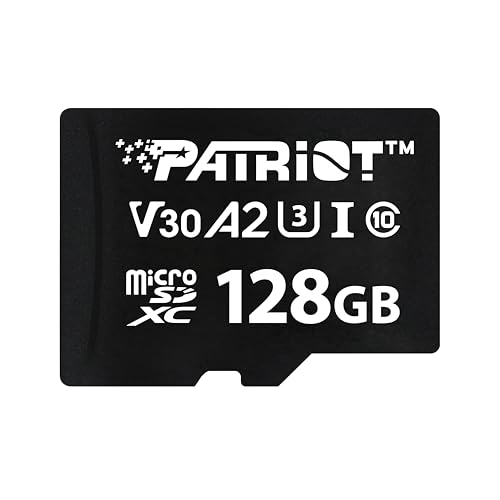 Patriot Memory VXシリーズ 128GB Micro SDXC V30 A2 UHS-I U3 4K UHD メモリーカード - PSF128GVX32MCX