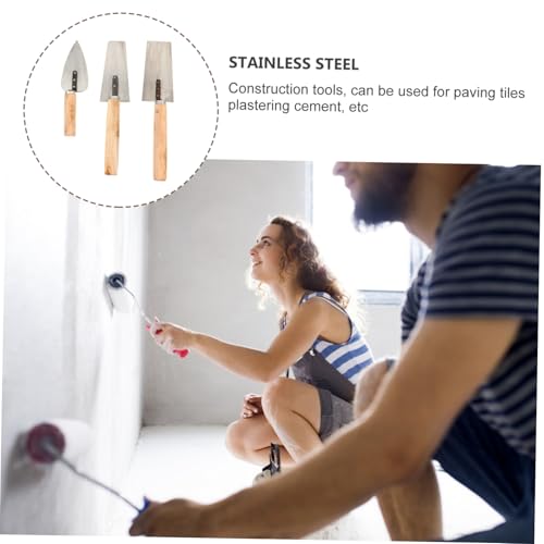 Truelles de maçonnerie acier inoxydable kit enduisage mur - 8