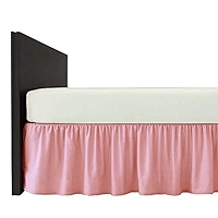 COMFORTESY Plain Dyed Extra Deep Fitted Valance Sheet U2013 Poly-Cotton, Machine Washable, Easy Care - Available In 20 Colours (Plum, Pillow Case Pair