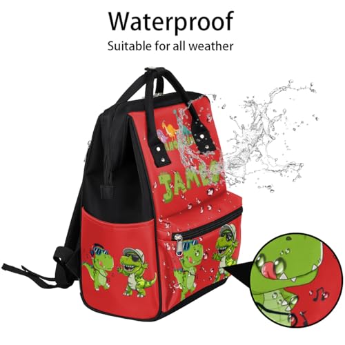 Image of Personalized-Dipaer-Backpack for Baby-Boys Diaper Bag with-Name as Gift-for-Baby Mommy-Backpack