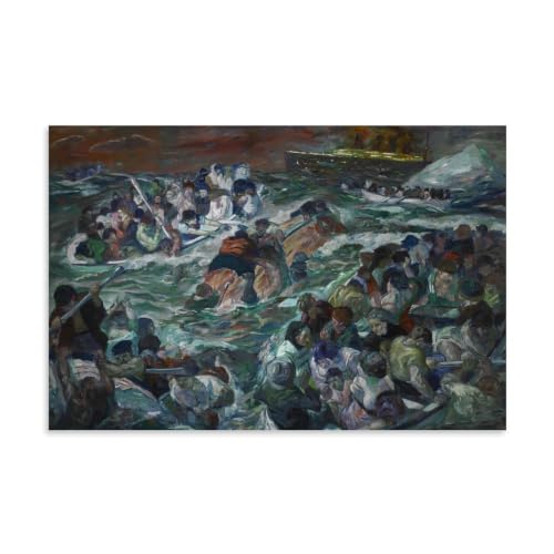Affiche Titanic Max Beckmann poster grand format pour habiller un mur vide