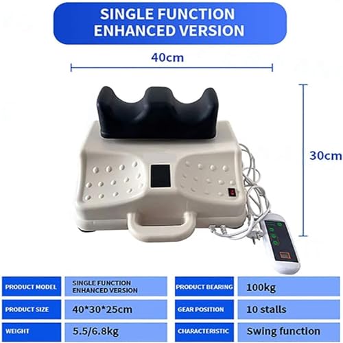 Smart Swing Foot Massager Machine, Fitness Blood Chi Machine con Control por Cable, Ejercitador Aeróbico Pasivo con 10 Niveles de Velocidad Ajustable y Frecuencia de Balanceo 80-190/Min, Alivia la Fatiga y Molestias, para Uso en Casa miniatura 2